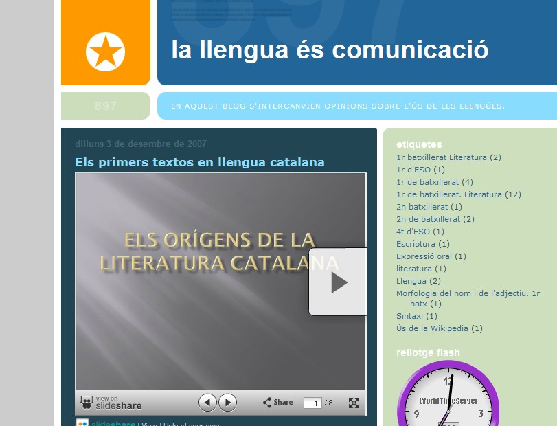 Els primers textos en llengua catalana | Recurso educativo 35330