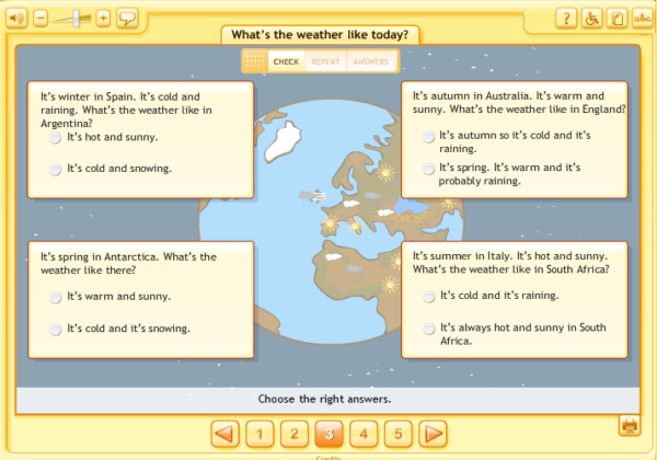 What's the weather like today? | Recurso educativo 38665