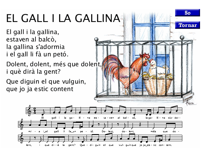 El gall i la gallina | Recurso educativo 38746