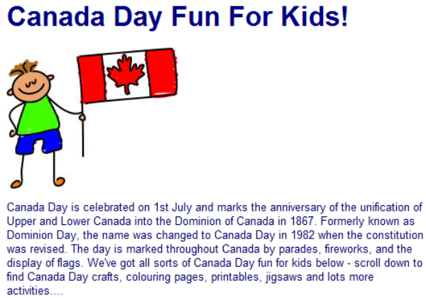 Canada day | Recurso educativo 40042