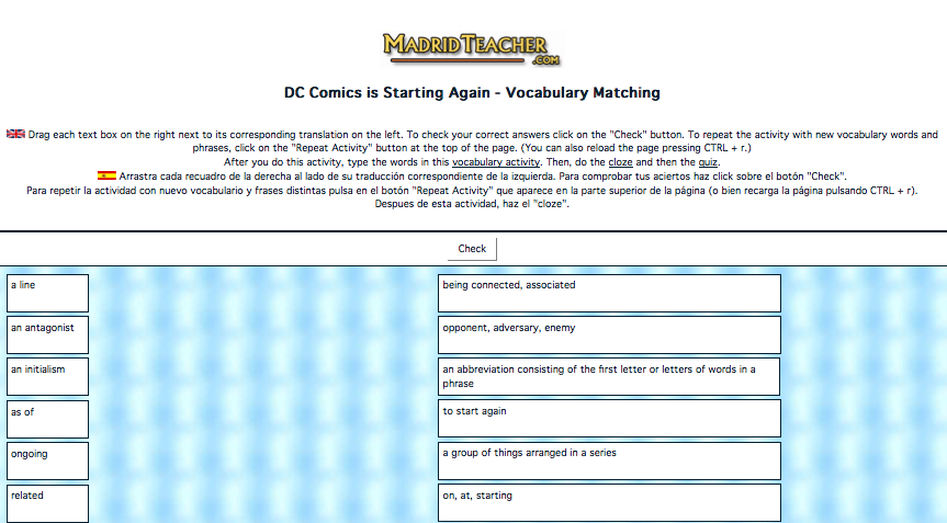 DC Comics is starting again | Recurso educativo 40104