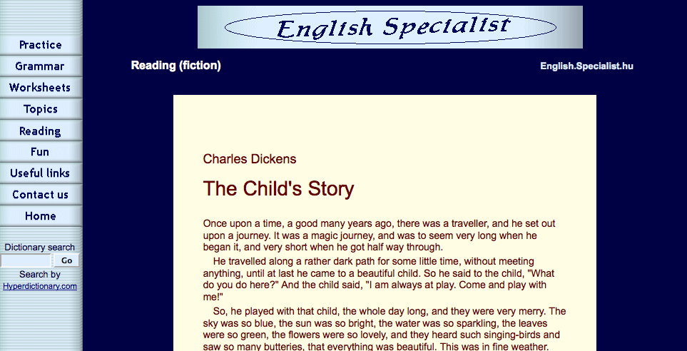 The Child's story | Recurso educativo 40660