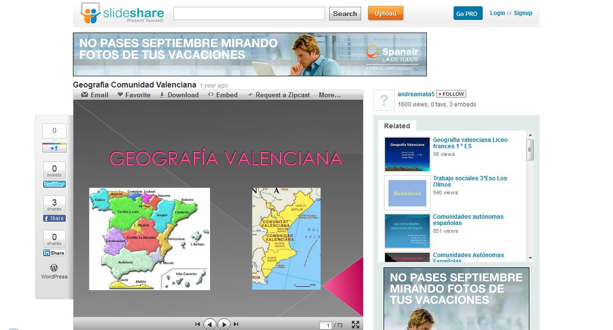 Geografía de la Comunidad Valenciana | Recurso educativo 43313