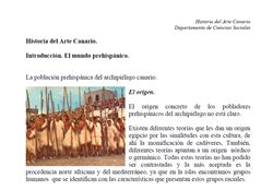 Arte prehispánico en las islas Canarias | Recurso educativo 43928