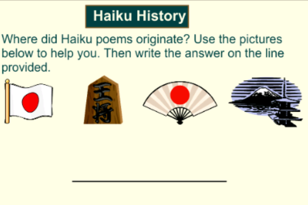 Haiku poems | Recurso educativo 46564