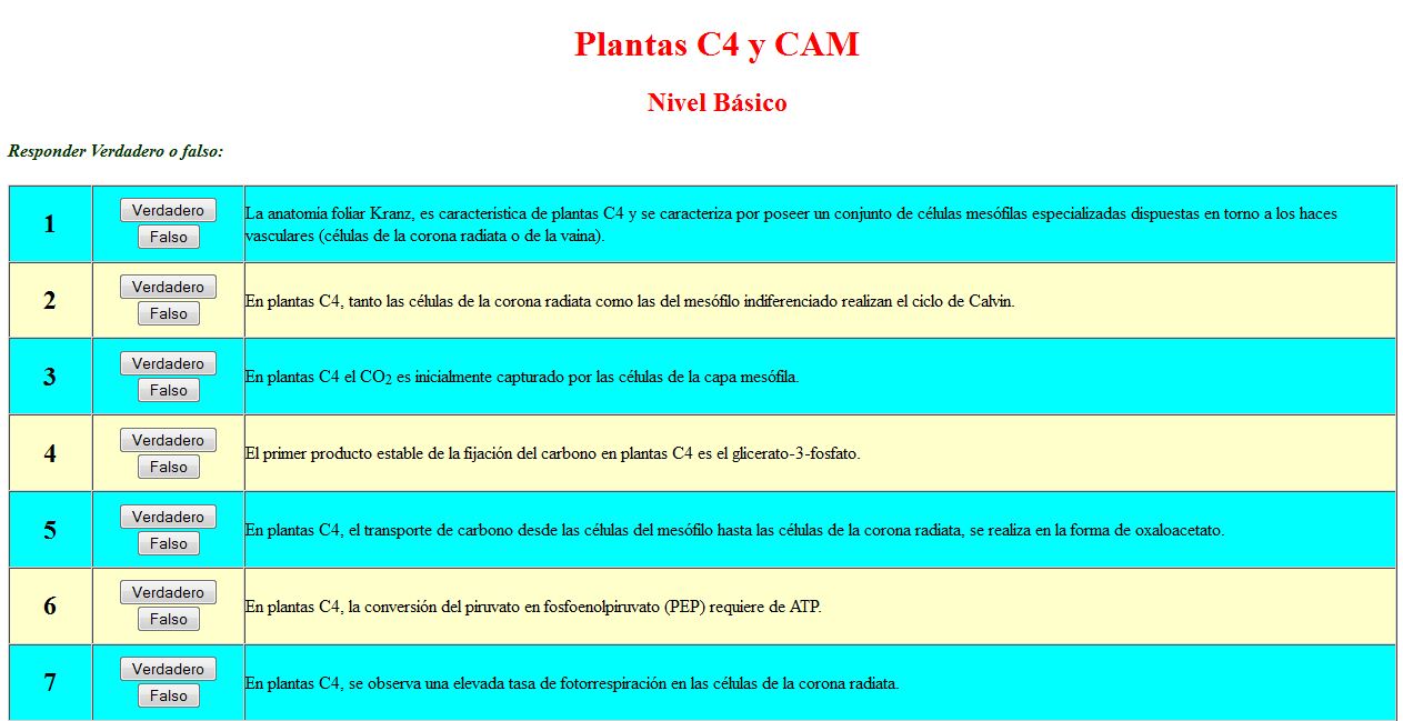 Plantas C4 y CAM | Recurso educativo 47648