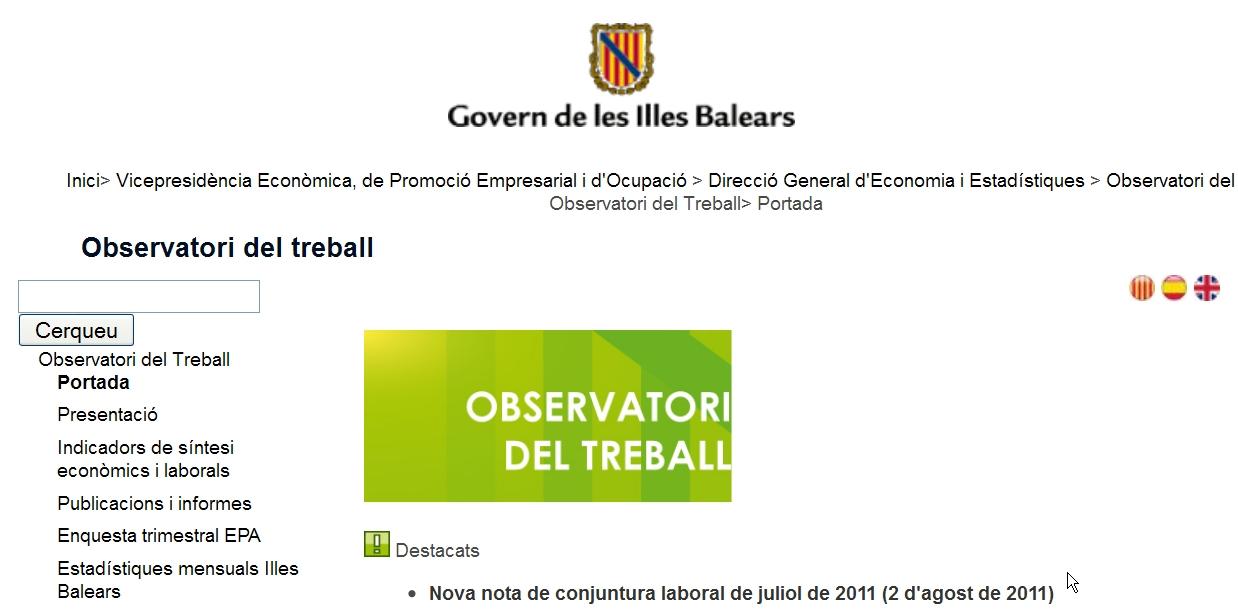 Observatori del treball - Govern de les Illes Balears | Recurso educativo 49024