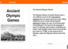 Ancient Olympic Games | Recurso educativo 54268