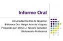 Cómo preparar un informe oral | Recurso educativo 55296