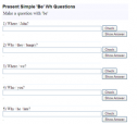 Presents simple 'Be': Wh questions | Recurso educativo 60295