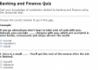 Banking and finance Quiz | Recurso educativo 61180