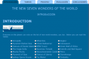 Webquest: The new seven wonders of the world | Recurso educativo 10009