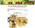 Joc educatiu: trencaclosques d'una zebra | Recurso educativo 11327