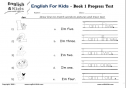 English Progress Test (1) | Recurso educativo 12578