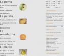Pàgina web: selecció de rodolins relacionats amb les fruites i les verdures | Recurso educativo 18621