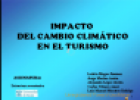 Impacto del cambio climatico en el turismo | Recurso educativo 18912