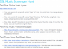 Music Scavenger Hunt | Recurso educativo 23564