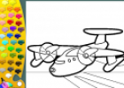 ¡A Colorear!: Avión con aspas | Recurso educativo 29311
