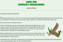 Storybook: Who did Patrick's homework? | Recurso educativo 32978