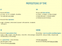 Prepositions of time | Recurso educativo 8427