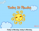 Song: Today is Monday | Recurso educativo 64184