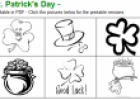 St. Patrick's day colouring pages | Recurso educativo 68415