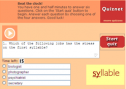 Countdown quiz: Which of the following jobs has the stress on the first syllable? | Recurso educativo 74429