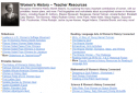 Women's history: Teacher resources | Recurso educativo 74459
