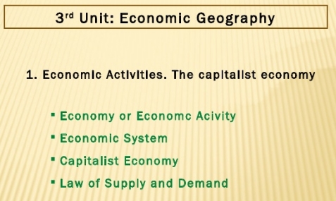 Economic Geography | Recurso educativo 89183