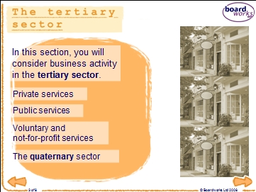 Tertiary sector activities | Recurso educativo 89980