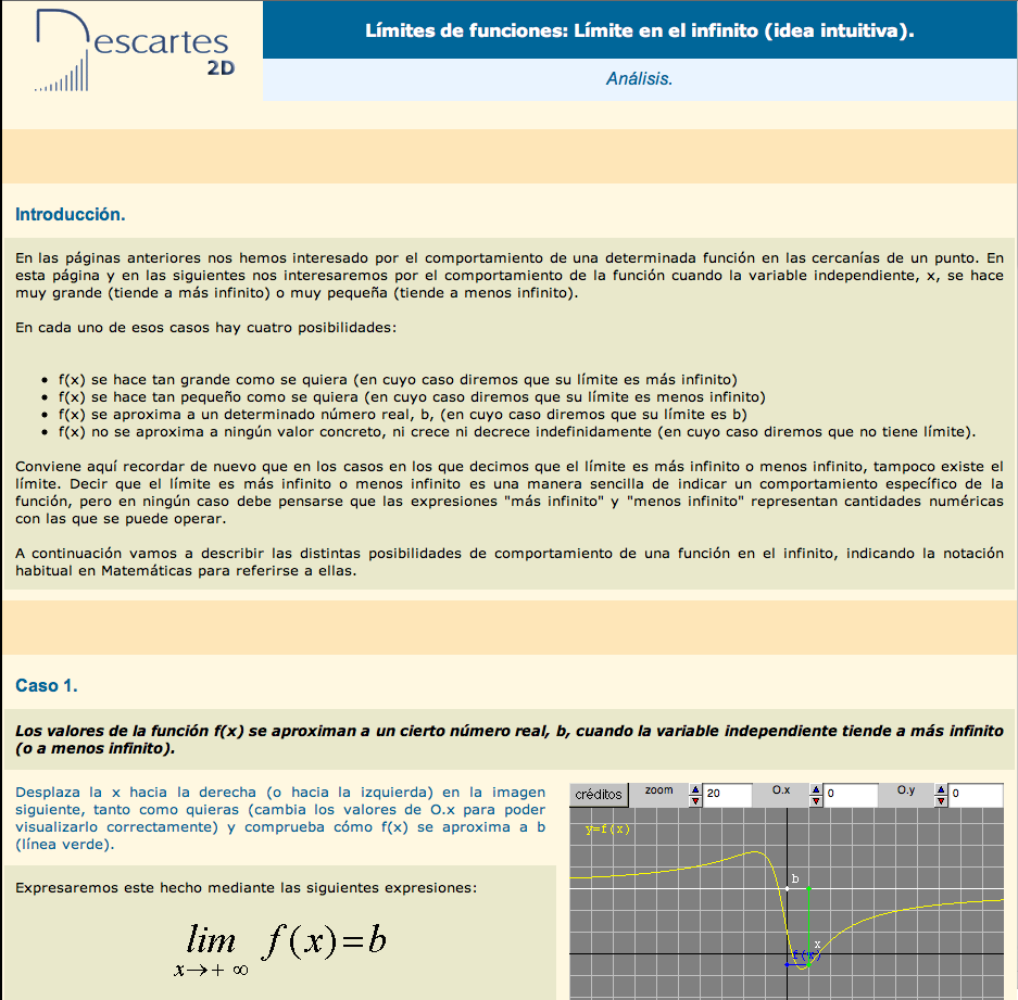 Límites en el infinito: Introducción | Recurso educativo 92197