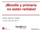 ¡Moodle y primaria no están reñidos! - MoodleMoot 2013 | Recurso educativo 103374
