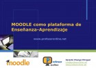 Moodle como plataforma de enseñanza aprendizaje | Recurso educativo 103739
