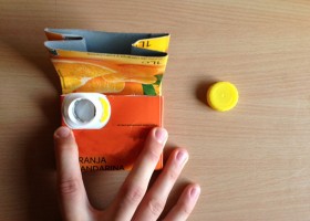 Cómo hacer una cartera con un envase de cartón #manualidad - Blog de Fluff | Recurso educativo 109202