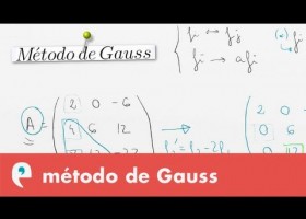 Matrices: método de Gauss para hallar el rango | Recurso educativo 109453