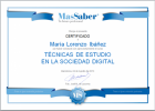 Curso de Técnicas de estudio en la Sociedad Digital | MasSaber | Recurso educativo 114037