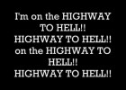 Ejercicio de listening con la canción Highway To Hell de Acdc | Recurso educativo 122084