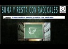 (Radicales) - Suma y Resta con Radicales (610) | Recurso educativo 680164