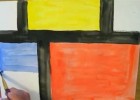 Mondrian, realización de un cuadro. | Recurso educativo 728699