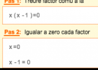 Resolució de ax^2 + bx = 0 | Recurso educativo 730592