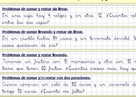 Ejercicios de matemáticas de primaria | Recurso educativo 737421