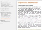 Operacions combinades amb fraccions | Recurso educativo 738607