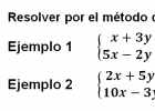 Sistemes de dues equacions per reducció | Recurso educativo 751602