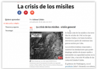 La crisis de los misiles | Recurso educativo 768482