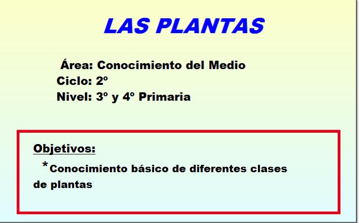 Las plantas | Recurso educativo 33602