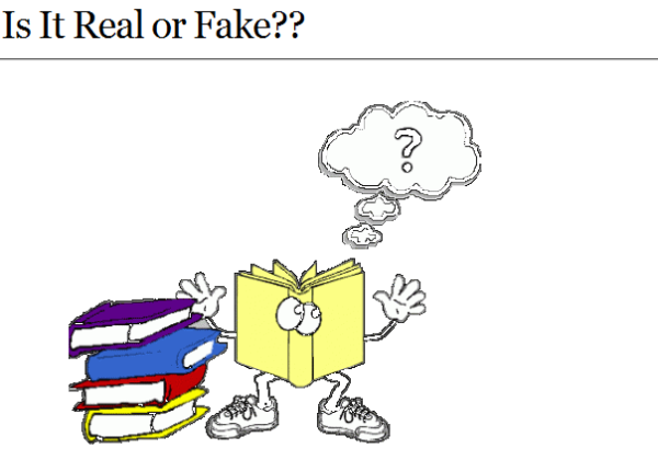 Webquest: Is it real or fake? | Recurso educativo 34381