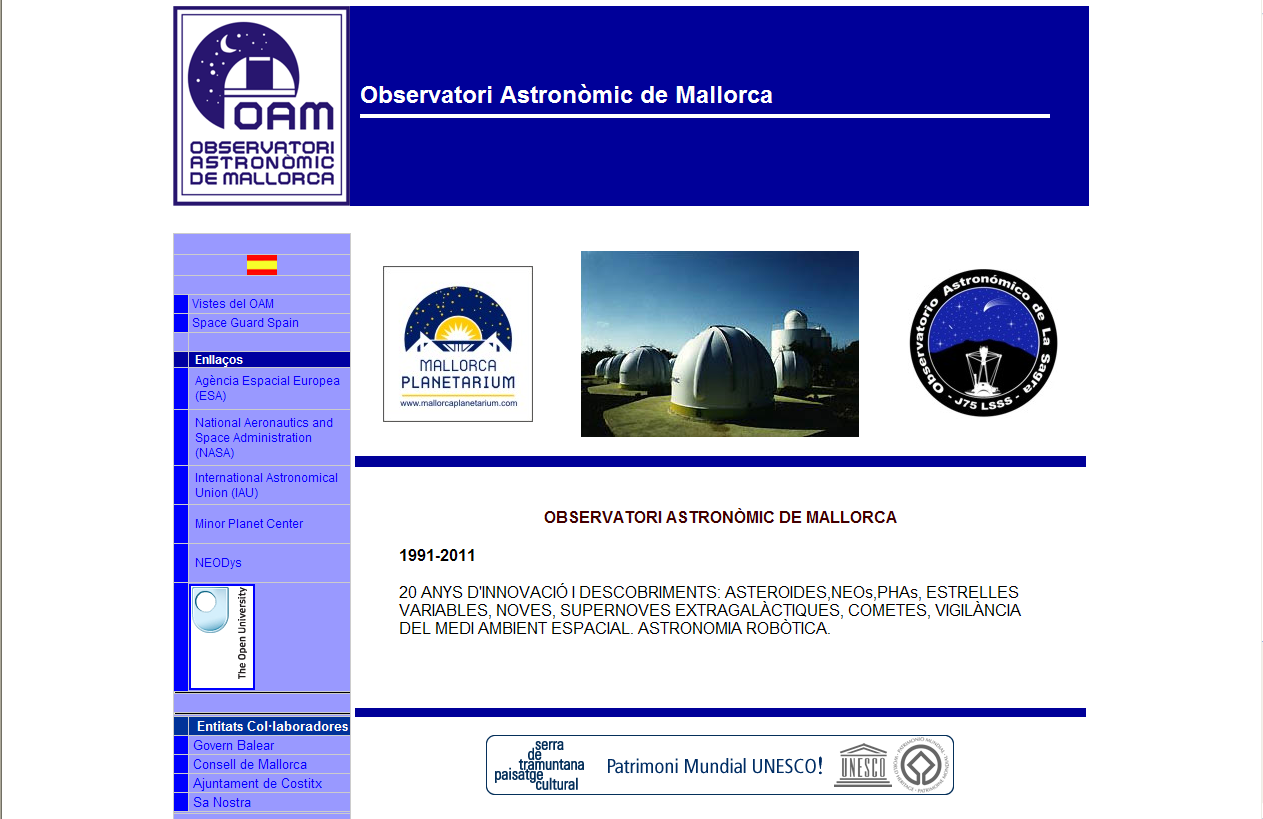 Observatori Astronòmic de Mallorca | Recurso educativo 34828