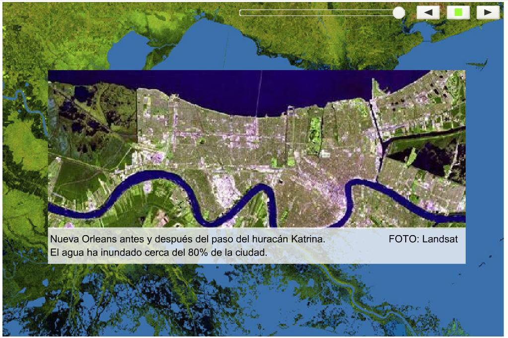 Ciclón Katrina. Catástrofe natural. | Recurso educativo 40947