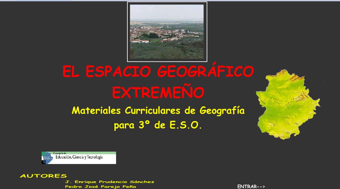 El espacio geográfico extremeño | Recurso educativo 47325