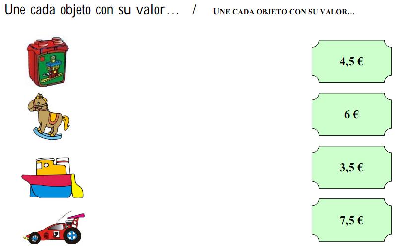 Ficha: Juguetes y precios | Recurso educativo 47878